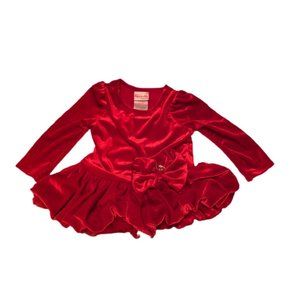 Fancy Christmas Holiday  Party Dress Nannette 12 Months